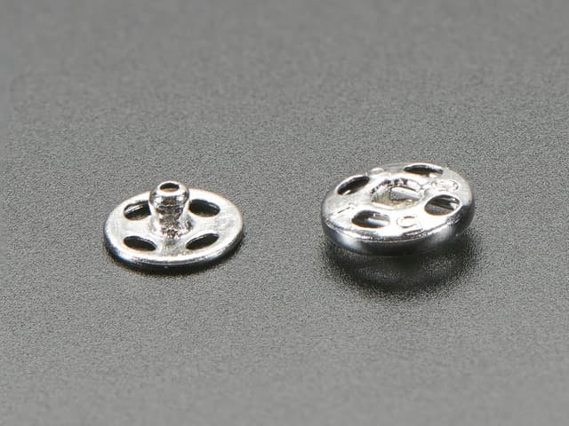 Sewable Snaps - 5mm Diameter - Card of 24