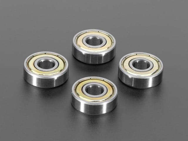 Radial Ball Bearing 608ZZ - Set of 4