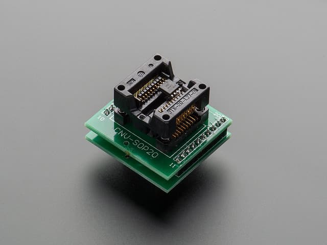 SMT Test Socket - SOIC-20 Medium Breakout