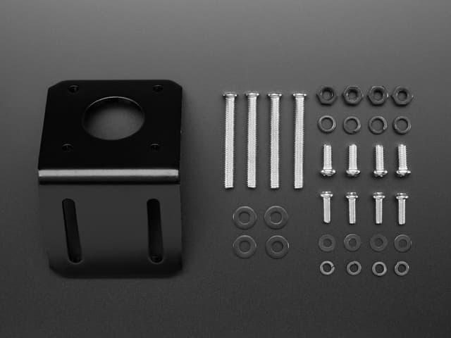 Stepper Motor Mount with Hardware - NEMA-17 Sized
