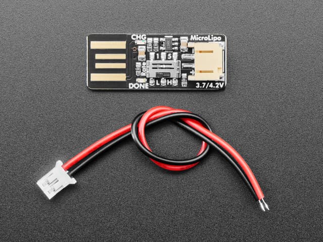 Adafruit Micro Lipo - USB LiIon/LiPoly charger