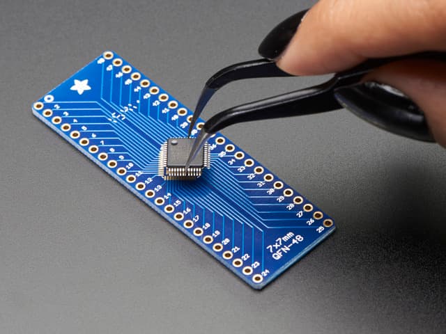SMT Breakout PCB for 48-QFN or 48-TQFP - 3 Pack!