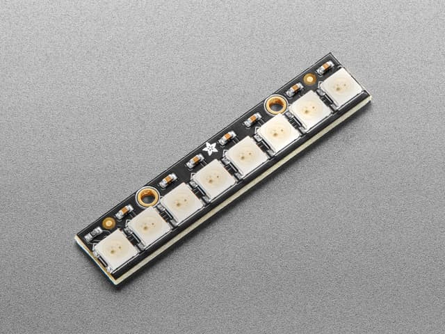 NeoPixel Stick - 8 x 5050 RGB LED with Integrated Drivers