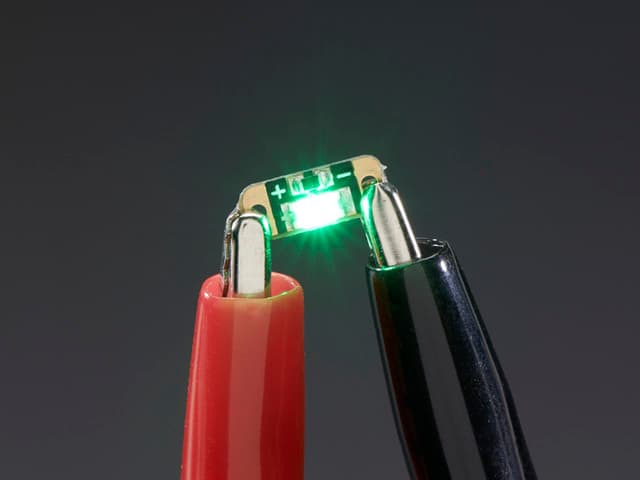 Adafruit LED Sequins - Emerald Green - Pack of 5