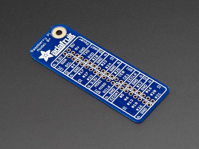 Adafruit GPIO Reference Card for Raspberry Pi Model B+/Pi 2/Pi 3