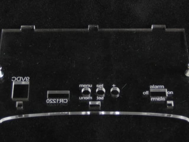 Ice Tube clear acrylic enclosure