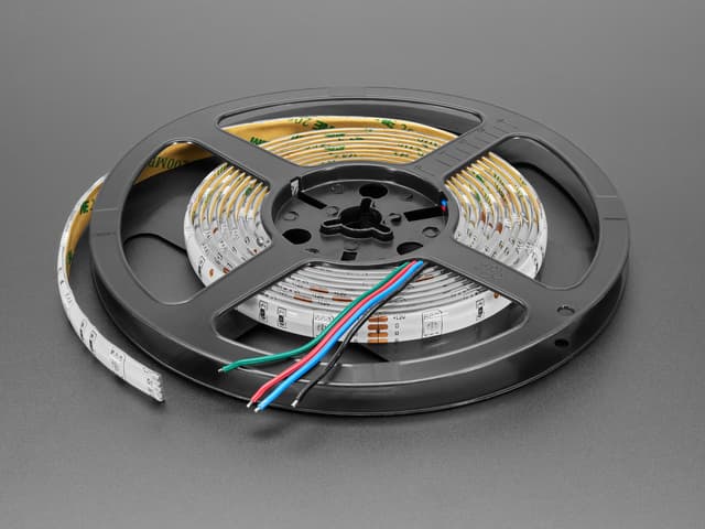 RGB LED weatherproof flexi-strip 30 LED/m - 3m