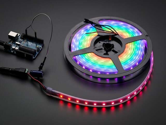 Adafruit NeoPixel Digital RGB LED Strip - White 60 LED 3m