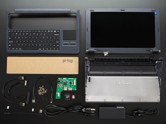 Pi-Top - GREY - A Laptop Kit for Raspberry Pi B+ / Pi 2 / Pi 3