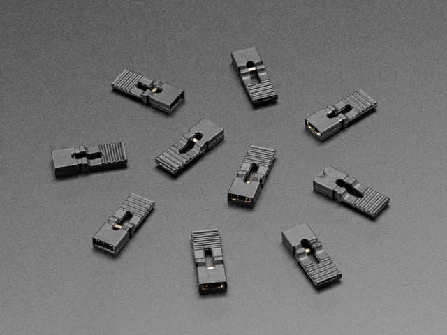 Jumper Shunt with Handle (0.1" / 2.54mm) – 10 Pack