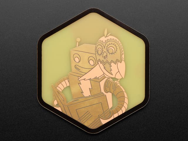 Adafruit PCB Coaster - Minerva + Adabot