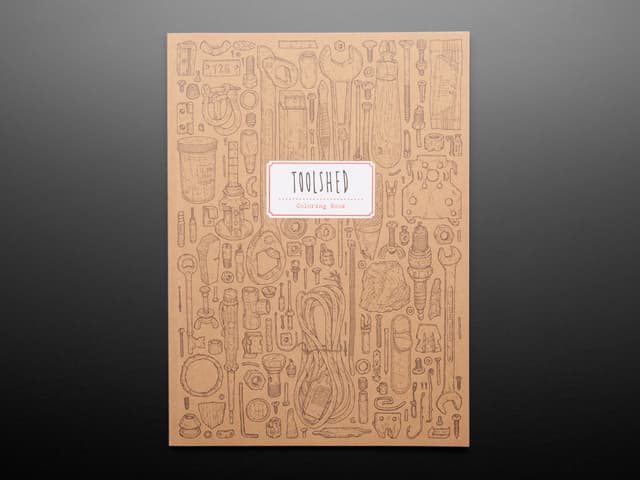 Toolshed Coloring Book