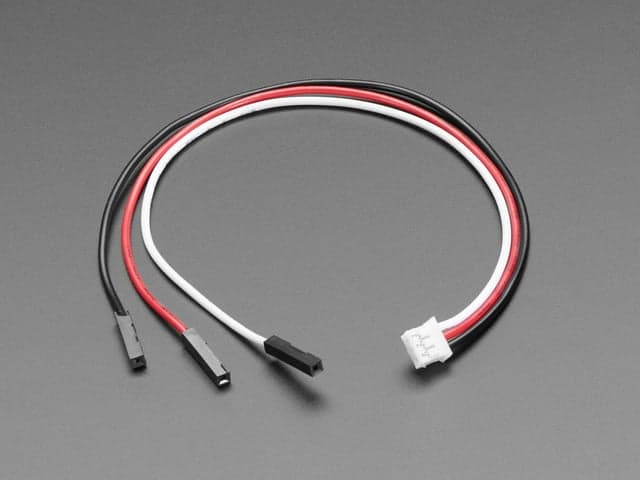 STEMMA JST PH 2mm 3-Pin to Female Socket Cable - 200mm