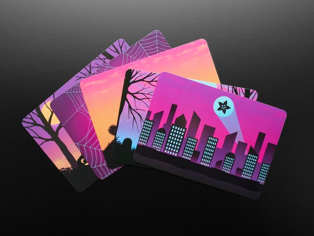 Adafruit #ElectronicHalloween Halloween Cards (set of 5)