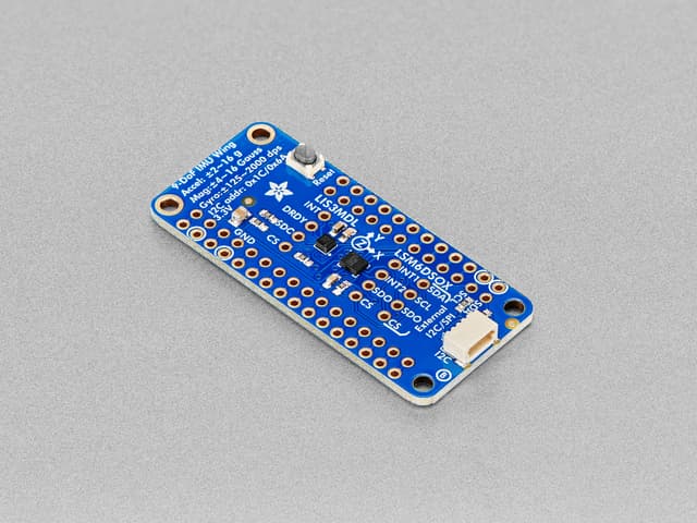 Adafruit LSM6DSOX + LIS3MDL FeatherWing - Precision 9-DoF IMU