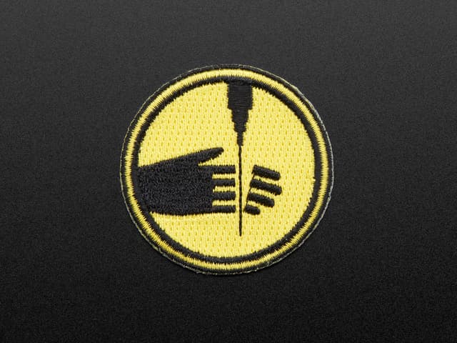 Water jet - Skill badge, iron-on patch