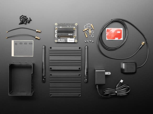 8 Channel LoRa Gateway Kit with LoRa HAT and GPS for Pi 4