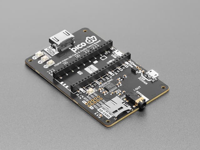 Pimoroni Pico DV Demo Base - RP2040 DVI Multimedia Board