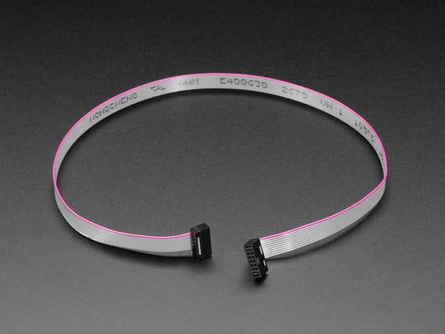 10-pin 2x5 Socket-Socket 1.27mm IDC (SWD) Cable - 300mm long