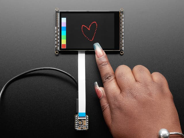 Adafruit 3.5" TFT 320x480 with Capacitive Touch Breakout Board