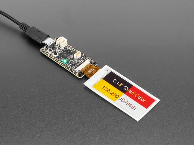 2.13" 250x122 Quad-Color eInk / ePaper - Bare Display