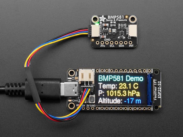 Adafruit BMP581 I2C or SPI Temperature and Pressure Sensor