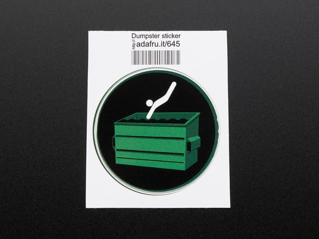 Dumpster Diving! - Sticker!