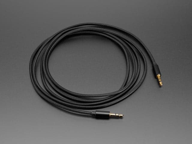 Stereo 3.5mm Plug/Plug Audio Cable - 6 feet