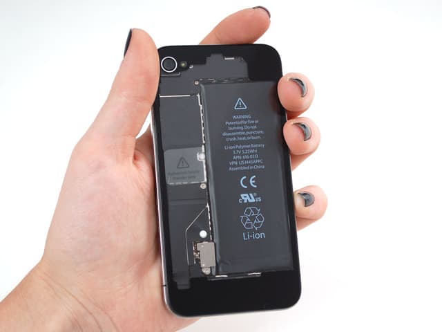 Clear No-Logo iPhone Replacement Back - iPhone 4