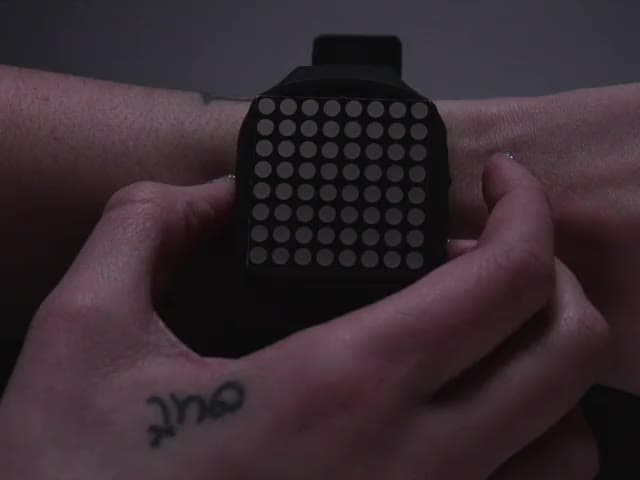 TIMESQUARE DIY Watch Kit - Blue Display Matrix