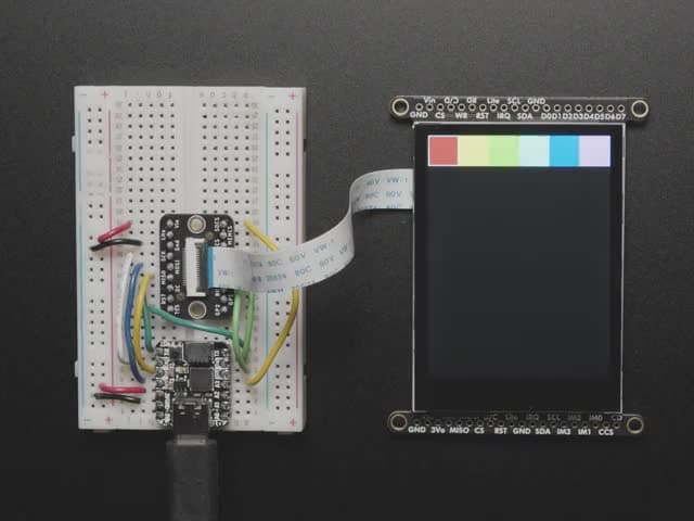 2.8" TFT LCD with Cap Touch Breakout Board w/MicroSD Socket