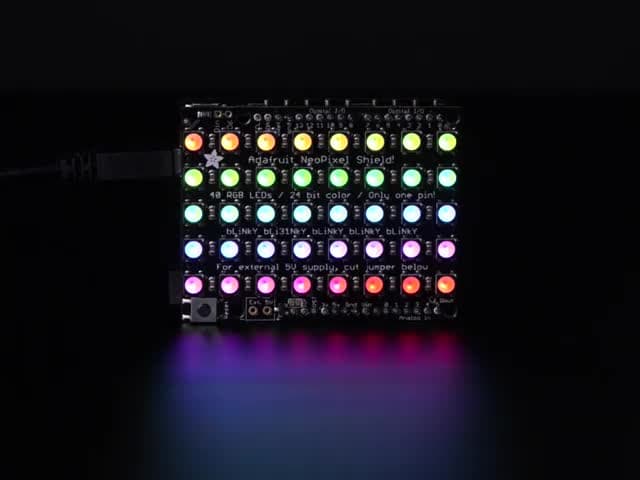 Adafruit NeoPixel Shield - 40 RGBW - Natural White