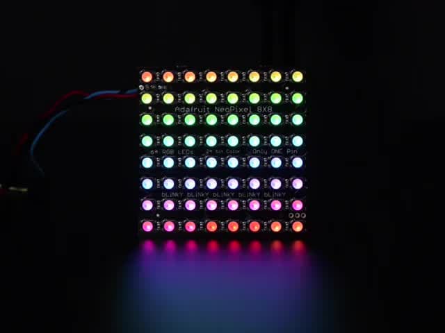 Adafruit NeoPixel NeoMatrix - 64 RGBW - Natural