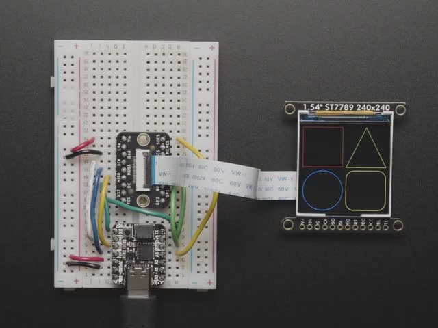 Adafruit 1.54" 240x240 Wide Angle TFT LCD Display with MicroSD