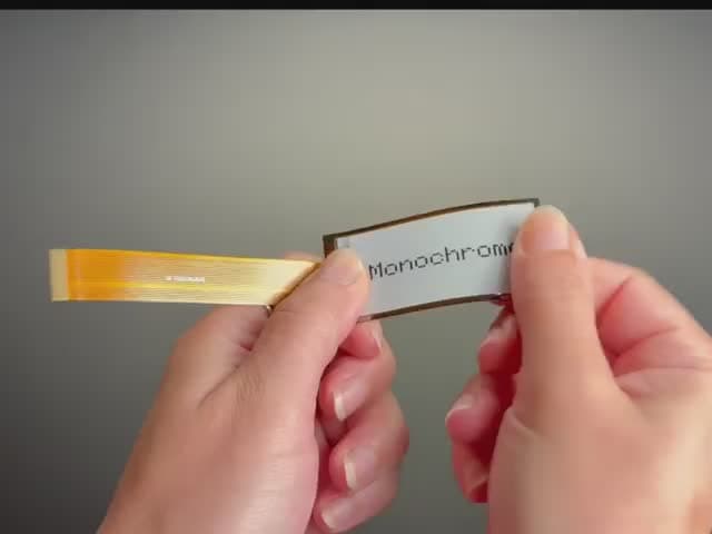 2.13" 212x104 Flexible Monochrome / 4-Gray eInk ePaper Display