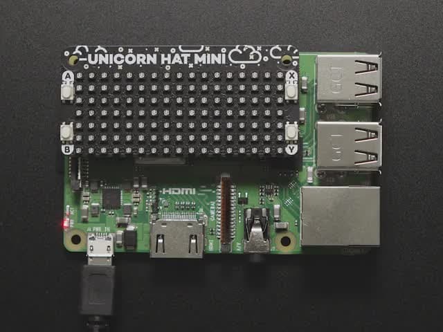 Pimoroni Unicorn HAT Mini for Raspberry Pi