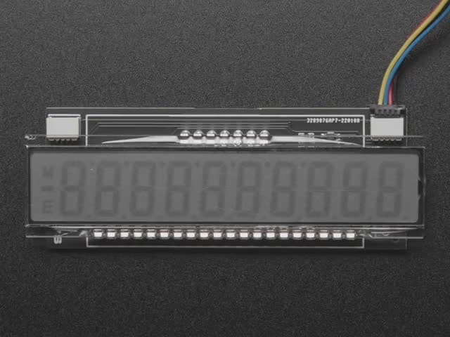 Turing Complete Labs 10 Digit Monochrome LCD Display