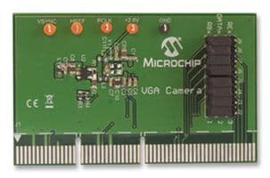 MICROCHIP - AC164150 - Carte Fille, PIC32 Capteur de caméra VGA PICTail™ Plus, VGA 640x480 VGA Capteur CMOS couleur