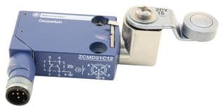 TELEMECANIQUE SENSORS - XCMD2116C12 - Commutateur fin de course, Levier à galet, SPST-NO, SPST-NC, 3 A, 50 V, 0.1 N, OsiSense XC Series