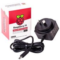 RASPBERRY-PI - SC0219 - Accessoire Raspberry Pi, Alim. Officielle Raspberry Pi 4 Modèle B, USB-C, 5.1V, 3A, Fiche AU, Noir