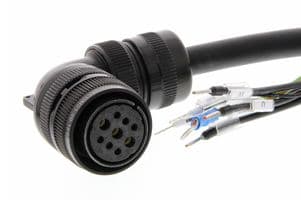 OMRON INDUSTRIAL AUTOMATION - R88A-CAGB005BR-E - Câble d'alimentation, Longueur 5 m, Servomoteur rotatif G5, avec frein