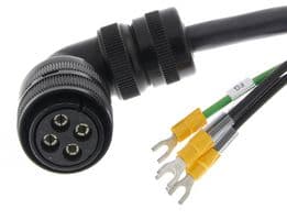 OMRON INDUSTRIAL AUTOMATION - R88A-CAGD005SR-E - Câble d'alimentation, Longueur 5 m, Servomoteur rotatif G5