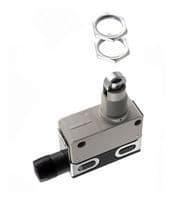 OMRON INDUSTRIAL AUTOMATION - D4E-1A10N - Interrupteur fin de course, Plongeur à rouleau supérieur, SPDT, 5 A, 125 VAC, 11,77 N, Série D4E