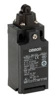 OMRON INDUSTRIAL AUTOMATION - D4N-4232 - Interrupteur fin de course, Plongeur à galet sur le dessus, DPST-NC, 3 A, 240 VAC, 6,5 N, Série D4N