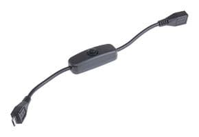 MULTICOMP PRO - MP007534 - Cordon, Commutateur Micro USB femelle vers mâle, cartes Raspberry Pi et micro:bit