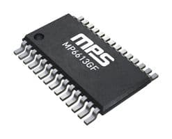 MONOLITHIC POWER SYSTEMS (MPS) - MP6613GF-Z - Driver de moteur, 2 sorties, Pas à pas, Balais DC, 4,5V à 45V, Sortie 5A, -40 à 125°C, TSSOP-EP-28