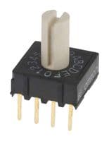 OMRON / PARTNER STOCK - A6R-161RS - Commutateur codé rotatif, IP60, A6R Series, Traversant, 16 Positions, 24 VDC, BCD Hexadécimal