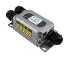 L-COM - POESOD1GBT-LC - Injecteur PoE, 1 port, 12V, 60W, IP67, Gigabit, 802.3bt/802.3at+, End Span/Mid Span