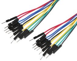 PRO SIGNAL - PSG-JMP150MM - Fils de liaison pour carte Arduino, Beaglebone, connecteurs mâle-mâle, longueur 150mm, paquet de 10