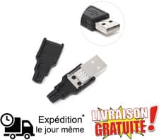 Connecteur USB à souder Pour Raspberry Pi, Arduino, DIY & réparation
